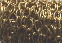 1 Meter of 10x7mm Antique Gold Chain